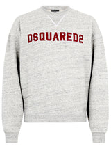 Sweat DSQUARED2 Sweatshirt mit Logo-Stickerei Grau (856M)