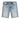 Jeans HUGO Tapered-Fit Shorts aus leuchtend blauem Stretch-Denim Blau (439)