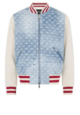 Jacken & Mäntel DSQUARED2 Collegejacke mit Monogramm-Motiv Blau (961)