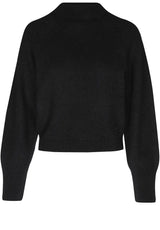 Pullover & Strickjacken HUGO Strickpullover Surpenio mit Stehkrgen Schwarz (001)
