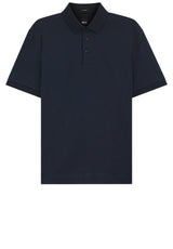 Jersey HUGO BOSS BLACK Poloshirt H-Parlay Blau (404)