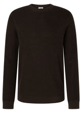 Produktbild 1 von JOOP! Jeans Strickpullover Peosius aus Waffelstrick in Braun.