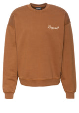 Sweat DSQUARED2 Sweatshirt mit Logo-Stickerei Braun (140)