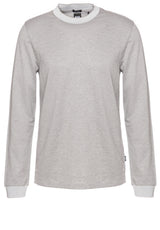 Jersey HUGO BOSS BLACK Langarmshirt H-Talley Grau (041)
