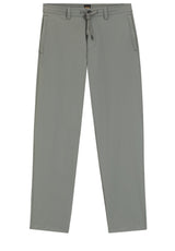 Hosen HUGO BOSS ORANGE Chino aus Stretch-Gewebe Grau (076)