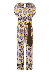 Kleider ANA ALCAZAR Jumpsuit mit Bindegürtel Mehrfarbig (013)