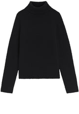 Pullover & Strickjacken HUGO BOSS BLACK Pullover Fubrini mit Bouclé-Struktur Schwarz (001)