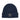 Produktbild 1 von HUGO BOSS BLACK Strickmütze Flavio mit Logo-Patch in Blau.