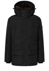 Jacken & Mäntel Strellson Daunenjacke Plaza mit Teddy-Besatz Schwarz (001)