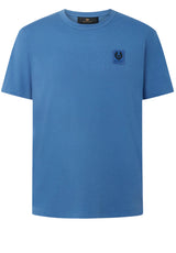Herren-Shirt von BELSTAFF , Regular Fit , Baumwolljersey , Kurze Ärmel , Rundhals-Ausschnitt , Belstaff-Phönix-Aufnäher am linken Ärmel .