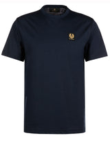 Jersey BELSTAFF ENGLAND T-Shirt mit Logo-Aufnäher Blau (DARK INK)