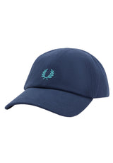 Mützen & Caps FRED PERRY Basecap aus Piqué mit Lorbeerkranz-Stickerei Blau (58B) ONESIZE