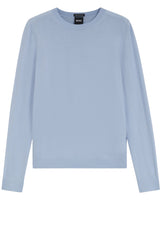 Pullover & Strickjacken HUGO BOSS BLACK Pullover Ferpina aus Merinowolle Blau (527)