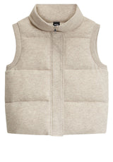Produktbild 1 von HUGO BOSS BLACK Weste Focrina aus Schurwolle in Beige.