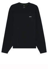 Produktbild 1 von HUGO BOSS GREEN Pullover Momentum mit erhabener Strukturen in Blau.