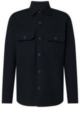 Jacken & Mäntel Strellson Overshirt Nion mit aufgesetzten Pattentaschen Blau (401)