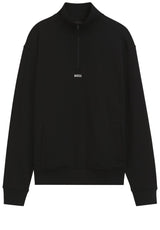 Produktbild 1 von HUGO BOSS ORANGE Sweatshirt aus Baumwoll-Terry in Schwarz.