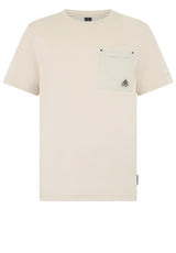 Jersey Moose Knuckles T-Shirt Dalon Cremefarben (1705)
