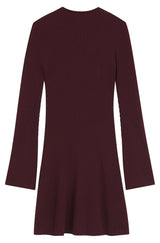 Produktbild 1 von HUGO BOSS ORANGE Kleid Famiola mit gerippter Struktur in Rot.