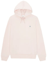 Produktbild 1 von Les Deux Hoodie mit kleinem Logo-Stitching in Rosa.