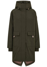 Jacken & Mäntel MOS MOSH Parka mit großen aufgesetzten Taschen Oliv (565)