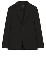 Sakkos HUGO BOSS BLACK Sakko C-Hanry aus Baumwoll-Seersucker Schwarz (001)