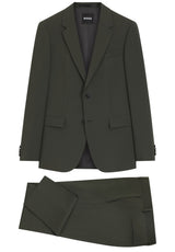 Produktbild 1 von HUGO BOSS BLACK Zweiteiler aus Stretch-Schurwolle in Oliv.