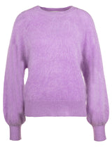 Pullover & Strickjacken HERZENSANGELEGENHEIT Pullover mit Knopfmanschetten Violett (873)