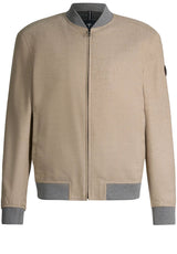 Produktbild 1 von JOOP Blouson Indro mit seitlichen Eingriffstaschen in Beige.