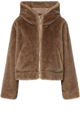 Jacken & Mäntel LIU.JO Teddyjacke mit Wende-Funktion Braun (X0789)