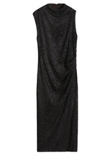 Produktbild 1 von HUGO BOSS BLACK Kleid Enany mit glitzernden Pailletten in Braun.