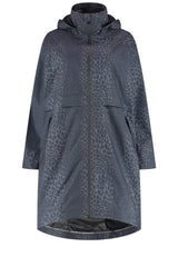 Jacken & Mäntel Deblon Sports Regenmantel mit Leoparden-Muster Blau (132)