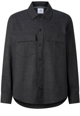 Produktbild 1 von Bogner Overshirt Heiko aus Schurwolle in Grau.