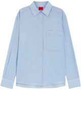 Blusen & Tuniken HUGO Bluse Ellodhy Blau (476)