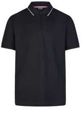 Jersey DANIEL HECHTER Poloshirt mit Reißverschluss Blau (690)