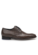 Produktbild 1 von VAN BOMMEL Floris Dressed Brown Printed leathe in Braun.