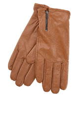 Handschuhe JOOP Lederhandschuhe mit Cornflower-Partie Blau (220)