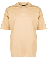 Jersey HUGO BOSS ORANGE T-Shirt Tile mit Logo-Stickerei Orange (837)
