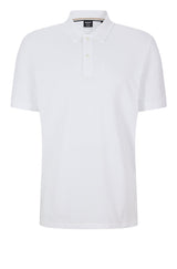Jersey HUGO BOSS BLACK Poloshirt Pallas Weiß (100)