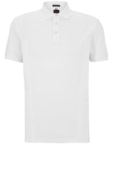 Jersey HUGO BOSS BLACK Poloshirt T-Perry Weiß (100)