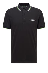 Jersey HUGO BOSS GREEN Poloshirt Paddy Pro Schwarz (001)