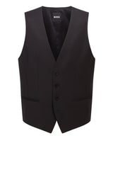 Anzugwesten HUGO BOSS BLACK Anzugweste H-Huge Schwarz (001)