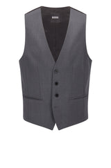 Anzugwesten HUGO BOSS BLACK Anzugweste H-Huge Grau (021)