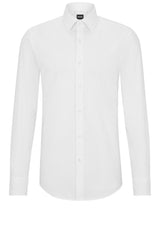 Hemden HUGO BOSS BLACK Hemd H-Hank-kent Weiß (100)
