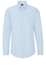 Hemden HUGO BOSS BLACK Hemd H-Hank-kent Blau (452)