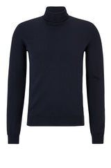 Pullover & Strickjacken HUGO Rollkragenpullover San Thomas Blau (410)