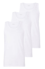 Bodywear HUGO BOSS BLACK Dreier-Pack Tank Tops Classic Weiß (100)