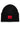 Mützen & Caps HUGO Mütze Xaff mit rotem Logo-Label Schwarz (001) ONESIZE
