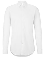 Hemden HUGO BOSS BLACK Smokinghemd H-Hank-Tux Weiß (100)