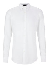 Hemden HUGO BOSS BLACK Hemd P-Hanks-Kent Weiß (100)